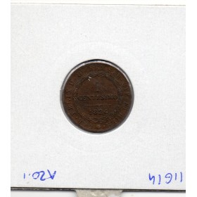Italie Sardaigne 1 centesimo 1826 L TTB, KM.125 Charles Felix