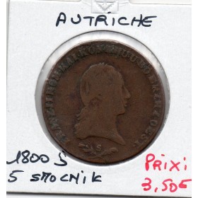 Autriche 6 kreuzer 1800 S Smolnik TB-, KM.2128 Francois II