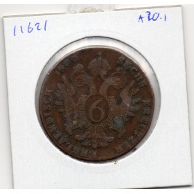 Autriche 6 kreuzer 1800 S Smolnik TB-, KM.2128 Francois II