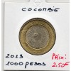 Colombie 1000 pesos 2023 Sup, KM.299 Tortue Caouanne