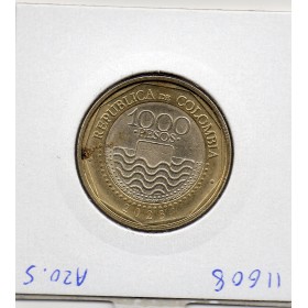 Colombie 1000 pesos 2023 Sup, KM.299 Tortue Caouanne