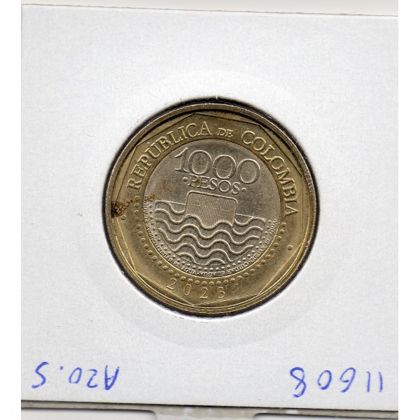 Colombie 1000 pesos 2023 Sup, KM.299 Tortue Caouanne
