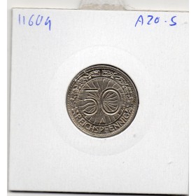 Allemagne 50 reichspfennig 1928 A, Sup  KM.49 Aigle