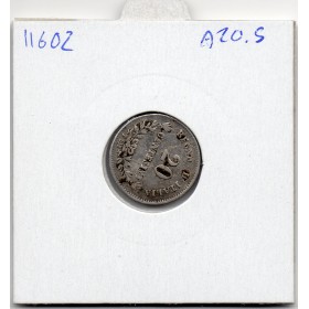 Italie 20 centesimi 1863 T BN TTB,  KM.13.2 Victor-Emmanuel II