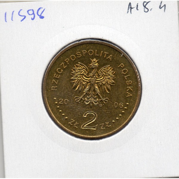 Pologne 2 Zlote FIFA 2006 Sup, KM.606 FIFA