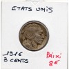 Etats Unis 5 cents 1916 TTB, KM.134 Buffalo