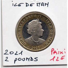 Ile de Man 2 pounds 2021 Spl, KM.1604 Tour Douglas