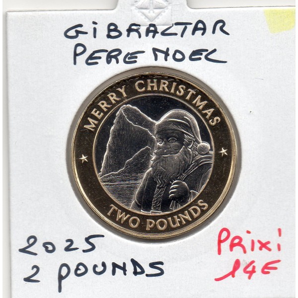 Gibraltar 2 pounds 2025, FDC, Père Noël