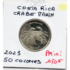 Costa Rica 50 Colones 2023 Spl, Crabe Marin