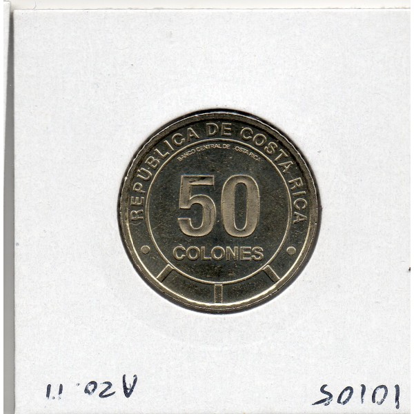Costa Rica 50 Colones 2023 Spl, Crabe Marin