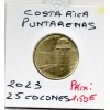 Costa Rica 25 Colones 2023 Spl, province de Puntarenas
