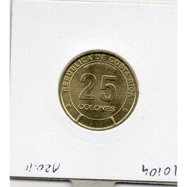 Costa Rica 25 Colones 2023 Spl, province de Puntarenas