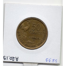 50 francs Coq Guiraud 1954 B TTB