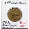 50 centimes Lagriffoul 1962 3 plis Sup+