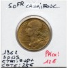 50 centimes Lagriffoul 1962 3 plis Sup+