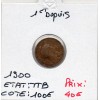 1 centime Dupuis 1900 TTB