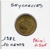 Seychelles 10 cents 1982 Sup, KM.48 Thon albacore