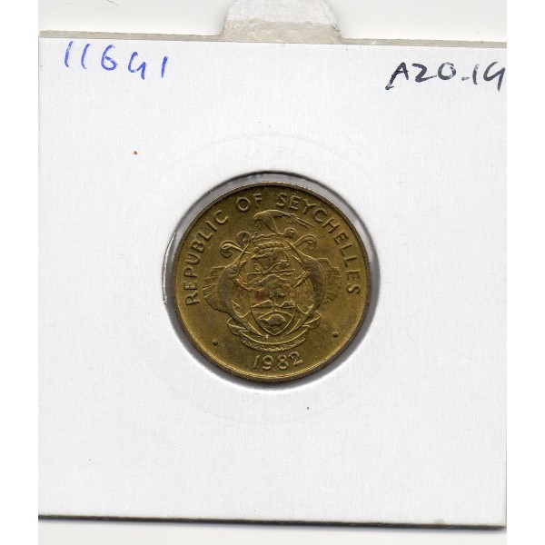 Seychelles 10 cents 1982 Sup, KM.48 Thon albacore