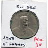 Suisse 5 francs 1968 Sup, KM.40a Cupronickel