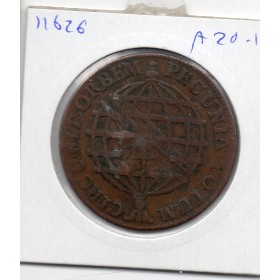 Brésil 40 reis 1774 TTB, KM.280 José 1er Contremarqué