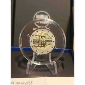 2 euro commémorative, BE Polissage inversé, France 2025, Louvre pièce de monnaie €