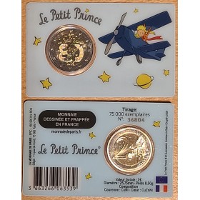 2 euro commémorative France 2026 Petit Prince Coin-card Avion pièce de monnaie €