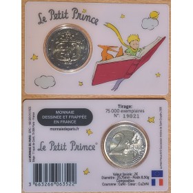 2 euro commémorative France 2026 Petit Prince Coin-card Livre pièce de monnaie €