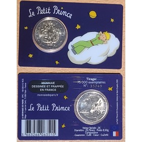 2 euro commémorative France 2026 Petit Prince Coin-card Nuage pièce de monnaie €
