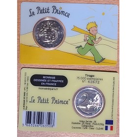 2 euro commémorative France 2026 Petit Prince Coin-card Désert pièce de monnaie €