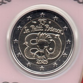 2 euro commémorative France 2026 Petit Prince Coin-card Nuage pièce de monnaie €