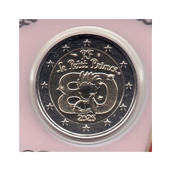 2 euro commémorative France 2026 Petit Prince Coin-card Désert pièce de monnaie €