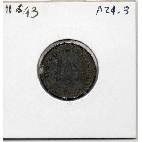 Allemagne 10 reichspfennig 1941 A, TTB KM.101