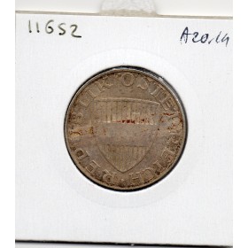 Autriche 10 Schilling 1958 TTB+, KM.2882 coiffe de basse Autriche