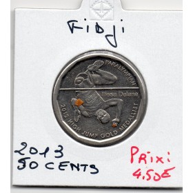 Fidji 50 cents 2013 Spl, KM.515 Iliesa Delana