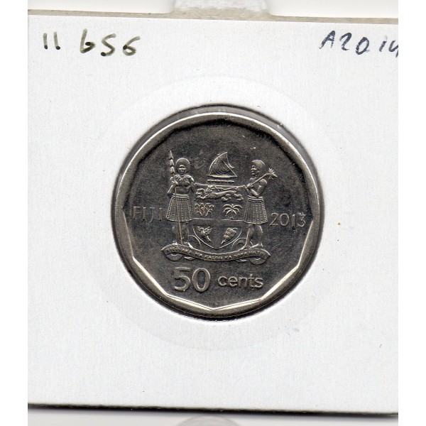 Fidji 50 cents 2013 Spl, KM.515 Iliesa Delana