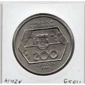 Portugal 200 escudos 1993 Spl, KM.659 Navigations vers l'Ouest