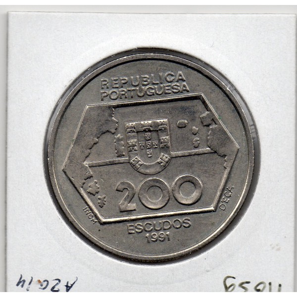 Portugal 200 escudos 1993 Spl, KM.659 Navigations vers l'Ouest