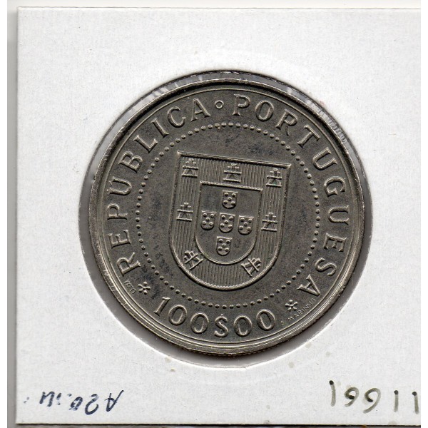 Portugal 100 escudos 1990 Spl, KM.651 Restauration de l'indépendance