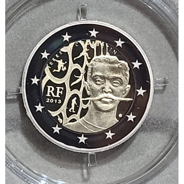 2 euros commémorative BE France 2013  Pierre de Coubertin piece de monnaie €