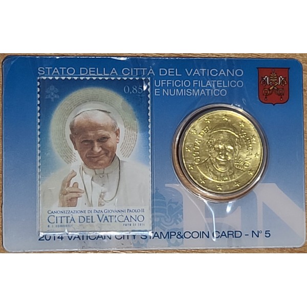 Coincard n°5 Pièce 50 centimes d'euro 2014 François 1er