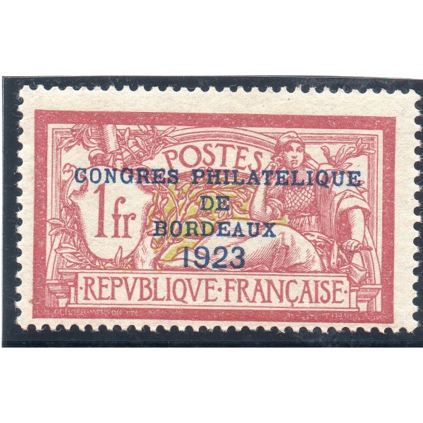 Timbre France Yvert No 182 congrès de Bordeaux neuf **