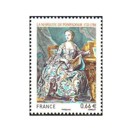 Timbre France Yvert No 4887 Marquise de Pompadour