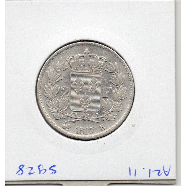 2 Francs Louis XVIII 1817 K Bordeaux TTB-