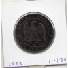 10 centimes Napoléon III tête nue 1855 B Ancre Rouen Sup-