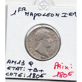 1 Franc Napoléon 1er An 13 Q Perpignan TB+