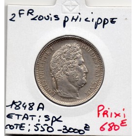2 Francs Louis Philippe 1848 A Paris Spl