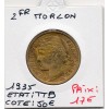 2 francs Morlon 1935 TTB