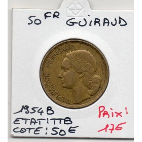 50 francs Coq Guiraud 1954 B Beaumont TTB