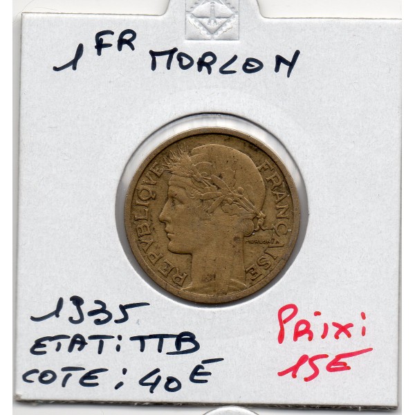 1 franc Morlon 1935 TTB
