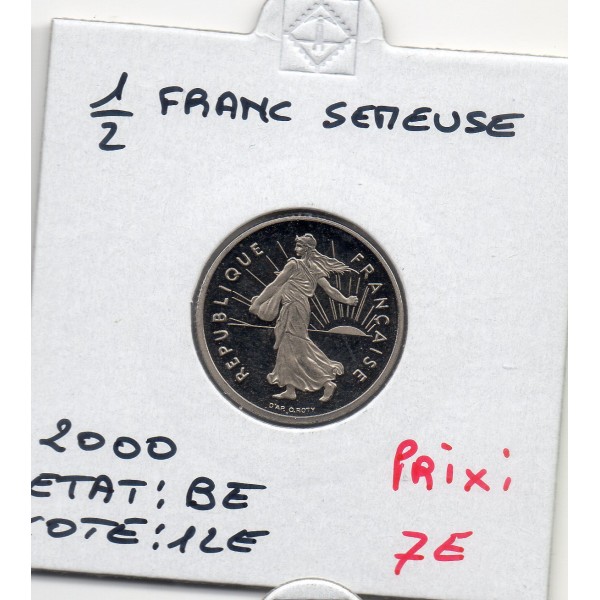 1/2 Franc Semeuse Nickel 2000 BE FDC